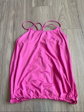 lululemon athletica Pink Athletic Tank with Detail